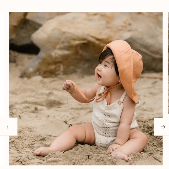 Briar Baby Linen Sunhat: Size 2-4 yrs. - Picture 4 of 5